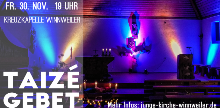 Taizé Abendgebet in der Kreuzkapelle Winnweiler